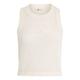 Tommy Jeans Damen Stricktop aus Bio-Baumwolle TJW OPEN STITCH FLAG TANK TOP, offwhite, Gr. L