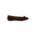 Old Navy Flats: Burgundy Solid Shoes - Women's Size 8 - Almond Toe