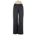 Peck & Peck Dress Pants - Mid/Reg Rise: Black Bottoms - Women's Size 6