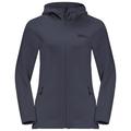 Jack Wolfskin - Women's Baiselberg Hooded Full Zip - Fleecejacke Gr S grau/blau