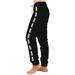 Girls Toddler Vive La Fete Black NHRA Striped Jogger Pants