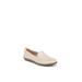 Women's Nina Flat by LifeStride in Almond Faux Leather (Size 8 M)