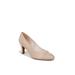 Women's Gio Pump Pump by LifeStride in Beige Faux Leather (Size 7 1/2 M)