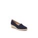 Wide Width Women's Kamilla Pump by LifeStride in Lux Navy Fabric (Size 11 W)