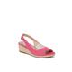 Women's Socialite Wedge by LifeStride in Pink Fabric (Size 9 1/2 M)