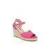 Women's Tess Sandal by LifeStride in French Pink Fabric (Size 7 M)