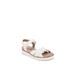 Women's Zuri Sandal by LifeStride in White Fabric (Size 7 1/2 M)