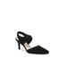 Women's Sindie Slingback by LifeStride in Black Fabric (Size 11 M)