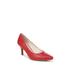 Wide Width Women's Sevyn Pumps by LifeStride in Red Faux Leather (Size 8 W)