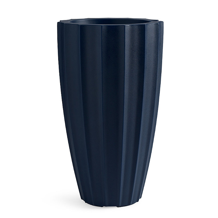 Selma Easy-Care Tall Planters - Indigo - Grandin Road