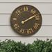 Finch Outdoor Wall Thermometer - Verdigris - Grandin Road