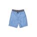 Lands' End Board Shorts: Blue Print Bottoms - Kids Boy's Size Large