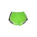 Nike Athletic Shorts: Green Print Activewear - Women's Size Medium