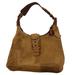 Coach Bags | Coach Suede Tan And Maroon Hobo Bag | Color: Tan | Size: Os