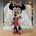 Disney Toys | Minnie Mouse Disney Plush Doll In Pink With White Polka Dots. | Color: Black/Pink | Size: 15 Inches Tall