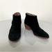 Madewell Shoes | Madewell Black Suede Leather Boots. Size 9 | Color: Black | Size: 9