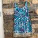 Lilly Pulitzer Dresses | Lilly Pulitzer Blue And White Eaton Shift Dress. Size 2 | Color: Blue/White | Size: 2