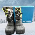 Columbia Shoes | Columbia Children's Waterproof Snow Boots Printed Twin Tundra Unisex Adjustable | Color: Black/Gray | Size: 11b
