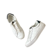 J. Crew Shoes | J. Crew White Leather Sneakers Green Croc Embossed Details Size 7 | Color: Green/White | Size: 7