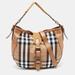 Burberry Bags | Burberry Tan/Beige House Check Canvas And Leather Hobo | Color: Red/Tan | Size: Os