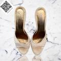 Coach Shoes | Coach Mules Shoes Tan Suede Size 6.5 B | Color: Tan | Size: 6.5