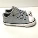 Converse Shoes | Converse Chuck Taylor All Star Maddie Glitter Leather Kids Shoes Wolf Grey Sz 8 | Color: Gray/Silver | Size: 8b