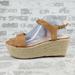 Nine West Shoes | New Nine West Flownder Brown Suede Platform Sandals F514 | Color: Brown | Size: 9.5