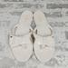 Kate Spade Shoes | New Kate Spade Jayla White Bow Ribbon Thong Flip Flops V546 | Color: White | Size: 9