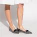 Kate Spade Shoes | Kate Spade New York Poppy Ballet Flats, Black Silver, Size 7 | Color: Black/Silver | Size: 7