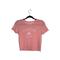 American Eagle Outfitters Tops | American Eagle Nwt Neon Pink Badminton Club Graphic Crop Tee Medium Women’s | Color: Pink/White | Size: M