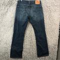 Levi's Jeans | Levi Strauss 527 Men’s Size 34 Whiskered Darker Wash Bootcut Denim Jeans | Color: Blue | Size: 34