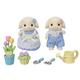 Sylvanian Families - 5736 Blumen- und Garten-Spielset mit Figuren - Figuren für Puppenhaus