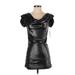 Aqua Cocktail Dress: Black Dresses - New - Women's Size X-Small