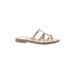 Steve Madden Sandals: Tan Print Shoes - Women's Size 9 - Open Toe