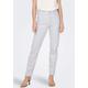 Ankle-Jeans ONLY "ONLEMILY STRETCH HW ST AK DNM CRO790NOOS" Gr. 30, Länge 34, weiß (white) Damen Jeans Ankle 7/8
