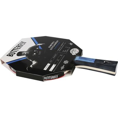 Tischtennisschläger BUTTERFLY "Butterfly Dimitrij Ovtcharov Sapphire Racket Bat" schwarz (schwarz/blau)