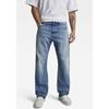 Straight-Jeans G-STAR "Dakota Regular Straight", Herren, Gr. 33, Länge 32, blau (faded niagara), Denim/Jeans, Obermaterial: 99% Baumwolle, 1% Elasthan, casual, gerade, Jeans, Mid Rise