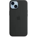 APPLE Handyhülle "iPhone 14 Silicone MagSafe" Hüllen Gr. iPhone 14, schwarz (midnight) Zubehör für Handys Smartphones