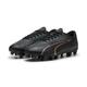 Fußballschuh PUMA "ULTRA PLAY FG/AG Fußballschuhe Herren" Gr. 44.5, rosa (black copper rose metallic) Schuhe Fußball Stollenschuhe