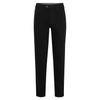 Stoffhose BRÜHL "Milano II", Herren, Gr. 35, Untersetzte Größen, schwarz, 78% Baumwolle, 21% Polyester, 1% Elasthan, unifarben, casual, lang, Hosen, in Stretch-Denim