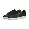 Sneaker PUMA "Smash 3.0 L Sneakers Erwachsene", Gr. 45, schwarz-weiß (schwarz, weiß schwarz), Obermaterial: Leder, Synthetik; Futter: Textil; Innensohle: Textil; Laufsohle: Gummi, Schuhe
