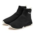 Sneaker FCUK Gr. 41, schwarz (schwarz, weiß) Damen Schuhe Boots