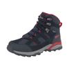 Wanderschuh JACK WOLFSKIN "TRAIL HIKER TEXAPORE MID K", Gr. 33, blau (night blau), Leder, Textil, sportlich, Schuhe, wasserdicht