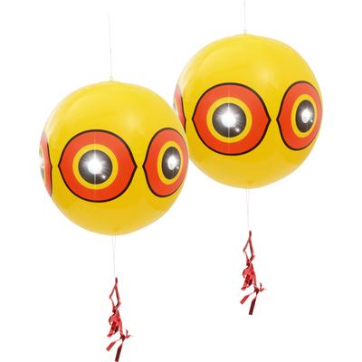Vogel-Schreck GARDIGO "Vogel- & Reiher-Abwehr Ballon" Tierfernhaltegeräte gelb Pflanzenschutz 2er-Set