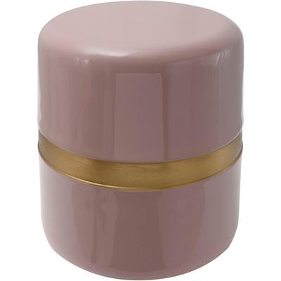 Beistelltisch KAYOOM "Art Deco 475, Abstelltisch aus Metall,funktional und stabil", rosa (altrosa, gold, rosa), B:36cm H:47cm T:36cm, 100% Eisen, Tische, Dekorativ, glanzvolle Lackierung, stilvolles Design Image