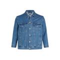 Jeansjacke TOMMY JEANS CURVE "CRV OVR TRUCKER JACKET BH0034" Gr. 5XL, blau (denim medium) Damen Jacken Jeansjacken