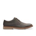 Schnürschuh CLARKS "Atticus LTLace" Gr. 41, grau (dunkelgrau) Herren Schuhe Business-Schnürer Schnürschuh Business