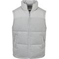 Jerseyweste URBAN CLASSICS "Urban Classics Herren Cord Vest", Herren, Gr. L, grau (lightasphalt), 100% Polyester, Rundhals, Westen