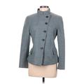 AKRIS for Bergdorf Goodman Wool Blazer Jacket: Gray Jackets & Outerwear - Women's Size 8
