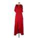 ML Monique Lhuillier Cocktail Dress - High/Low: Red Dresses - Women's Size 10